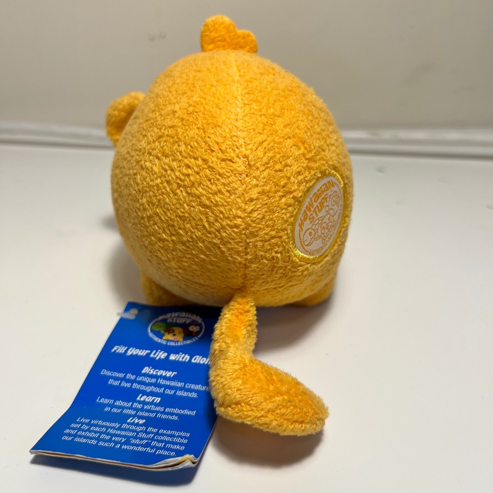 Hawaiian Stuff Small Hau'oli Monkey Plush Yellow Friendliness Collectible Tag - Picture 3 of 8